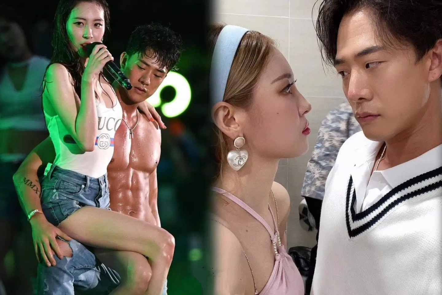 Cả hai không ít lần thực hiện những động tác thân mật (Ảnh: Internet)