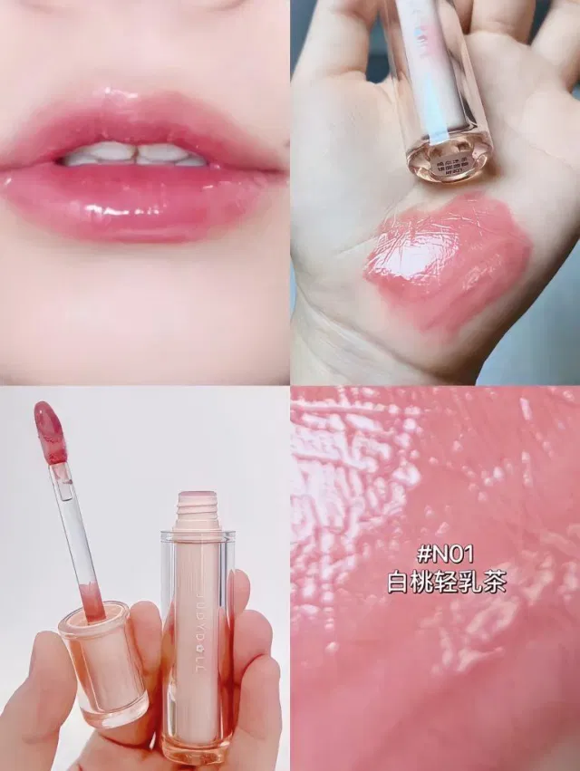Swach son tint bóng Judydoll Ice Tea Mirror màu N01 (Ảnh: BlogAnChoi)