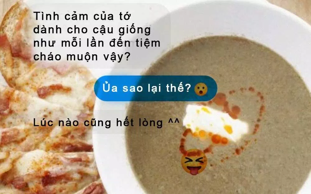 Thả thính bằng đồ anh cho food girl, food boy (Ảnh: Internet)