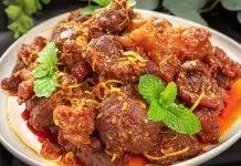 Thịt bò kho sả ớt
