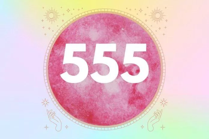 Ý nghĩa của số thiên thần 555. (Ảnh: Internet)