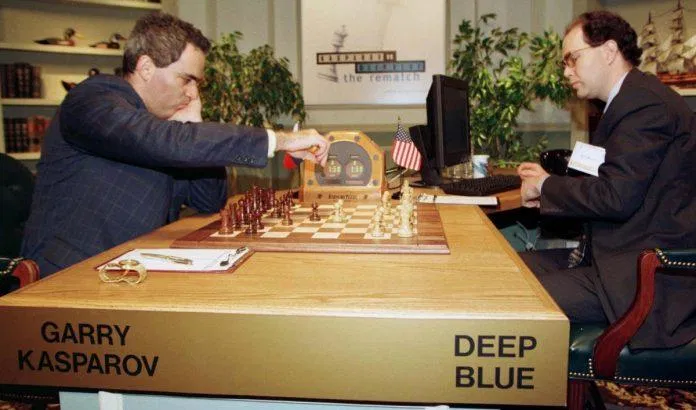 Trận đấu giữa Garry Kasparov và Deep Blue là sự kiện đáng chú ý cho thấy sức mạnh của máy tính (Ảnh: Internet) Trận đấu giữa Garry Kasparov và Deep Blue là sự kiện đáng chú ý cho thấy sức mạnh của máy tính (Ảnh: Internet)