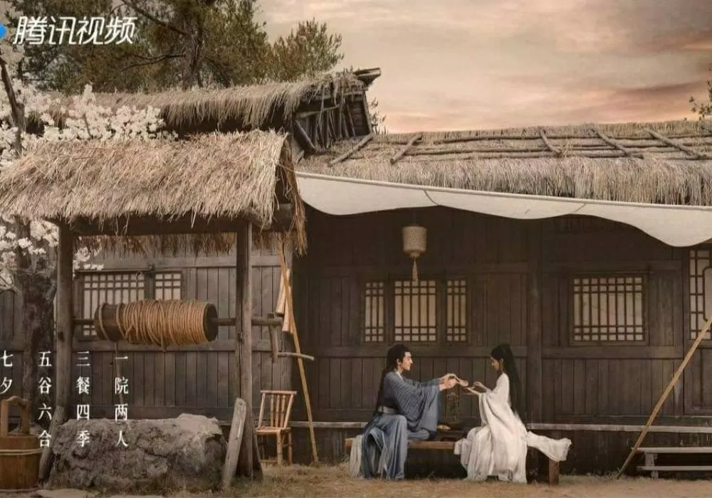 Thẩm Ly và Hành Vân ở ẩn giữa trốn nhân gian như bông lai tiên cảnh. Nguồn: Internet