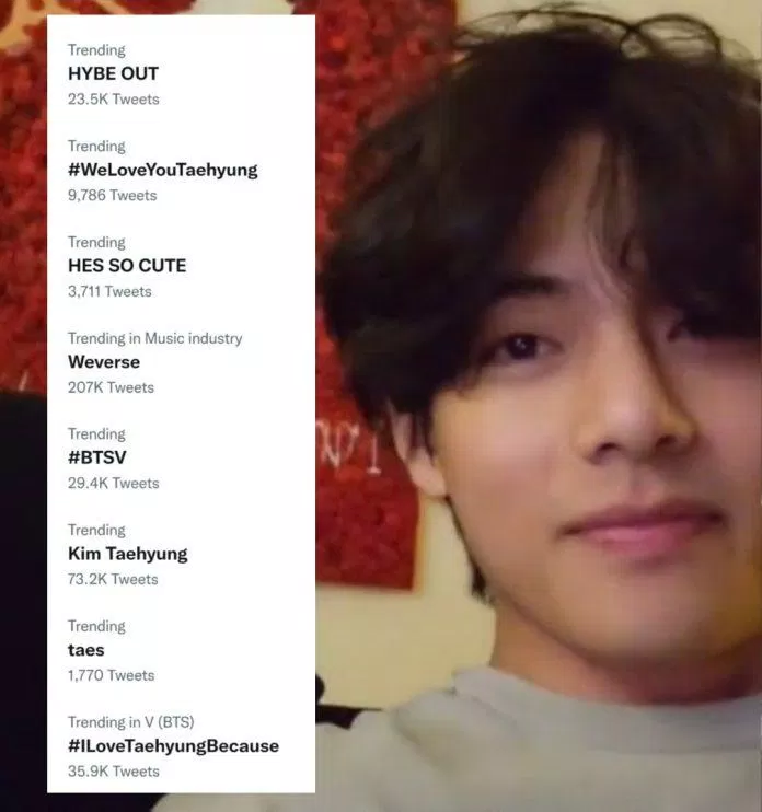 Fans hâm mộ của V BTS yêu cầu HYBE đối xử công bằng với nghệ sĩ.