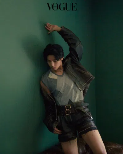 V BTS trên tạp chí VOGUE Korean. (Ảnh: Internet)