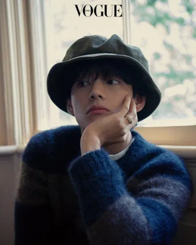 V BTS trên tạp chí VOGUE Korean. (Ảnh: Internet)