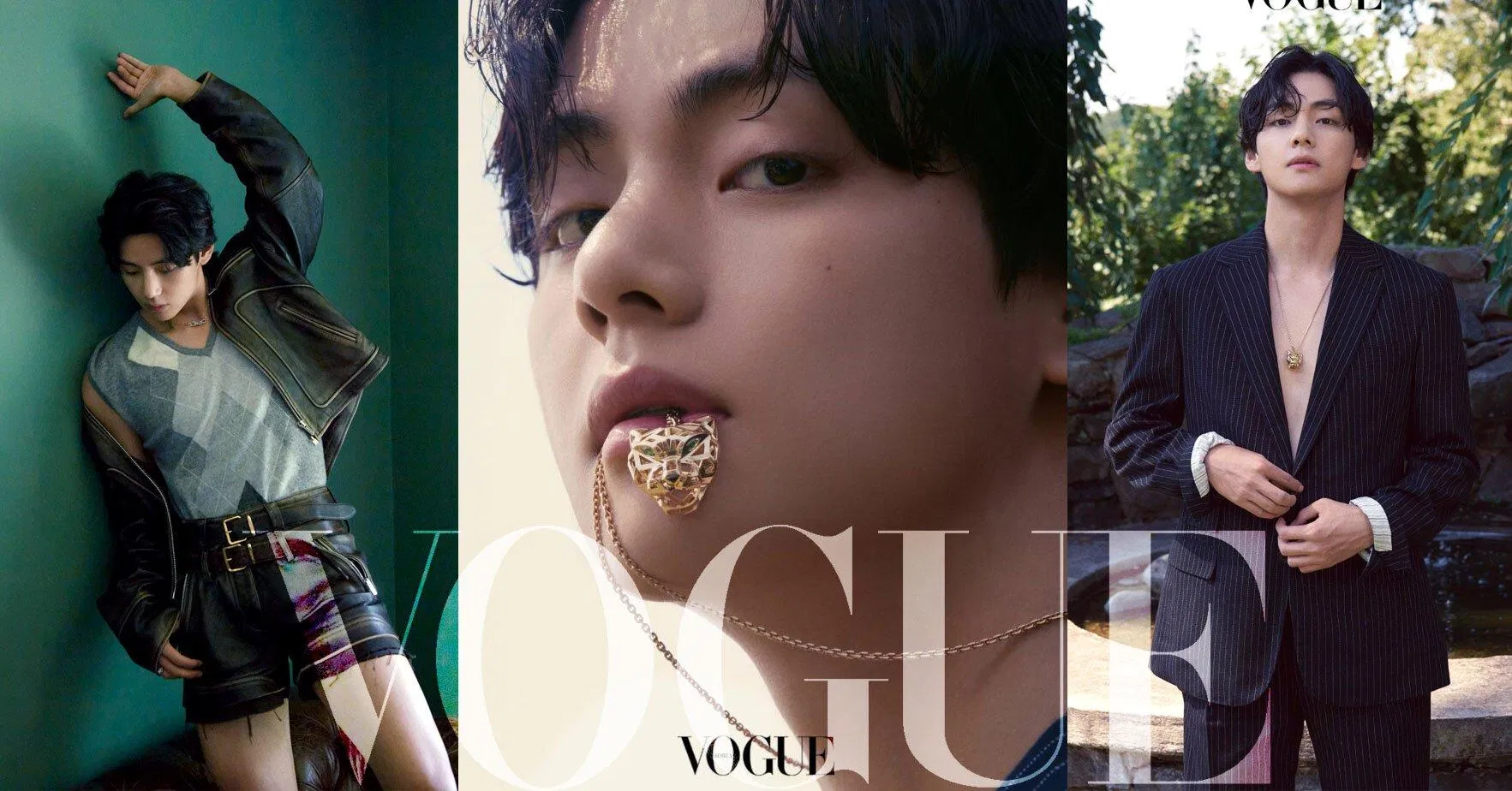 V xuất hiện trên VOGUE Korean và ngay lập tức trở thành người có doanh thu tạp chí cao nhất thời đại. (Ảnh: Internet)