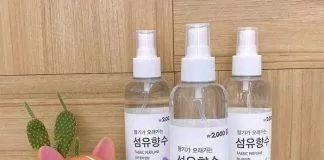 nước xịt thơm quần áo Fabric Perfume nội địa Hàn Quốc (Nguồn: internet)