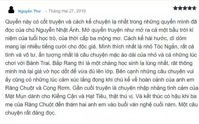 Đánh giá từ độc giả (Nguồn ảnh: BlogAnChoi)