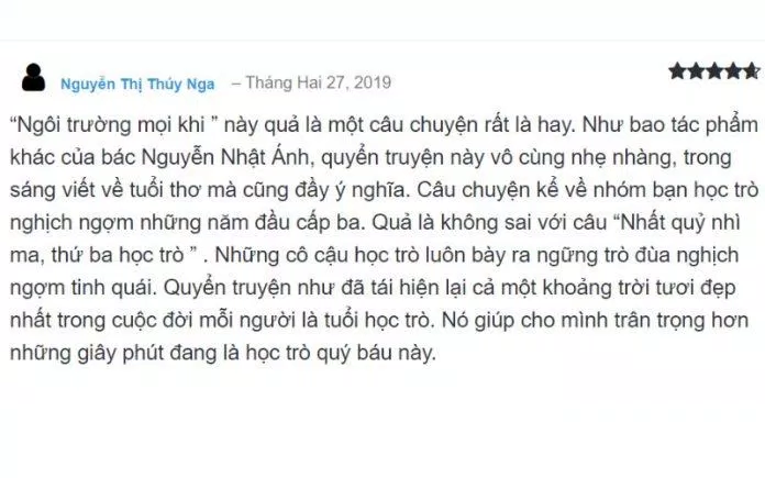 Nhận xét của độc gia