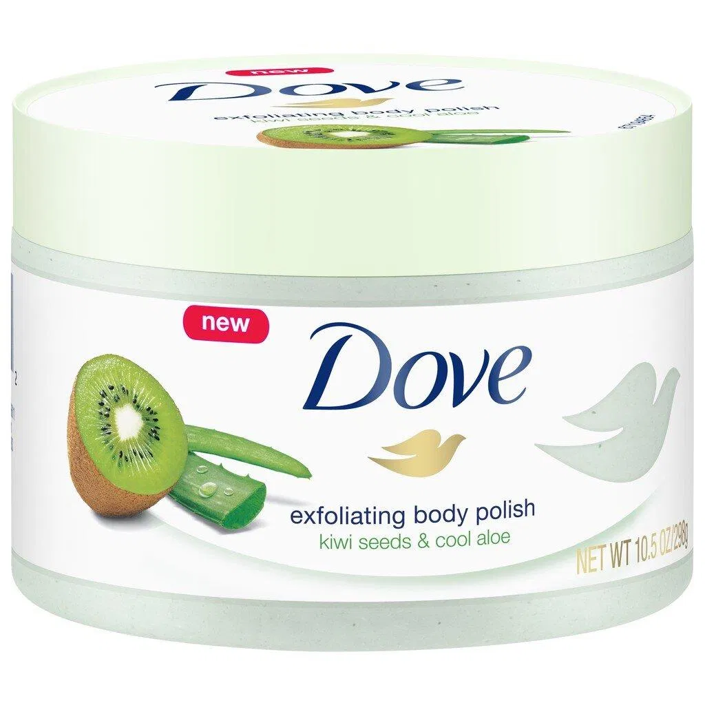 Tẩy tế bào chết Dove Exfoliating Body Polish Kiwi Seeds & Cool Aloe (Nguồn: Internet)