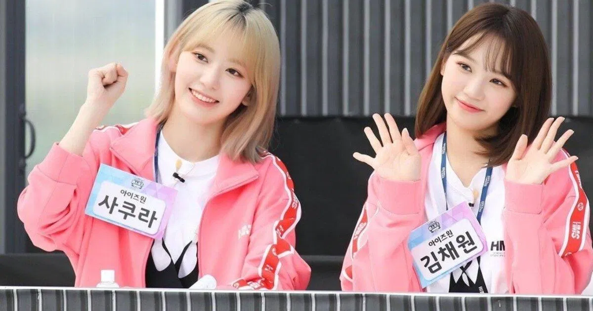 Miyawaki Sakura và Kim Chaewon tái ra mắt cùng LE SSERAFIM (Ảnh: Internet)