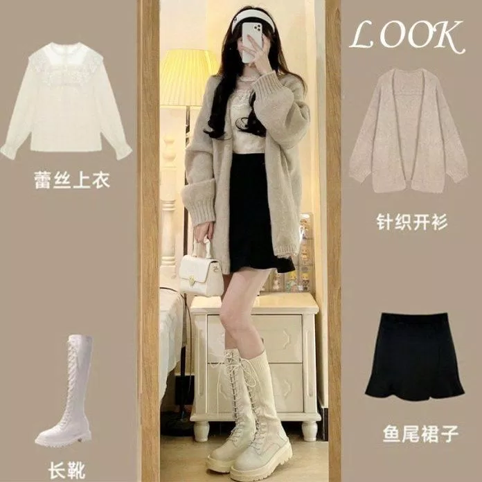 Hóa thân thành nàng tiểu thư sang chảnh với áo cardigan (Nguồn: Internet) Hóa thân thành nàng tiểu thư sang chảnh với áo cardigan (Nguồn: Internet)