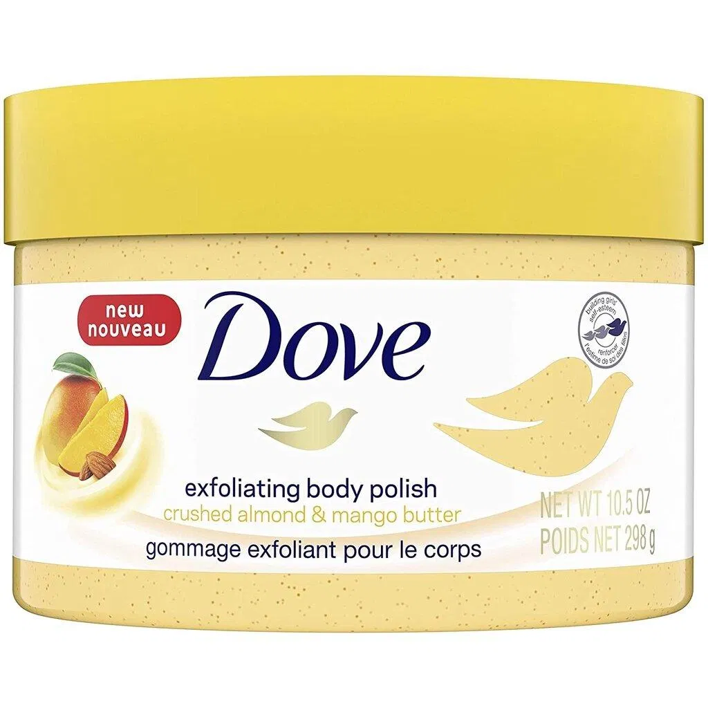 Tẩy tế bào chết body Dove Crushed Almond and Mango (Nguồn: Internet)