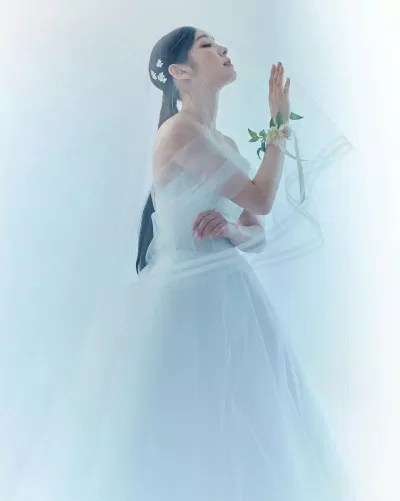 Ảnh cưới thanh lịch của Go Woo Rim - Kim Yuna (Ảnh: Internet) Ảnh cưới thanh lịch của Go Woo Rim - Kim Yuna (Ảnh: Internet)
