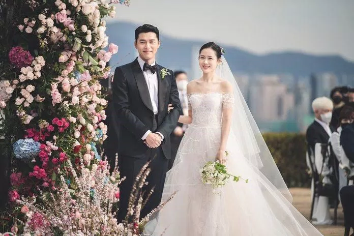 Ảnh cưới đẹp lộng lẫy của cặp đôi thế kỷ Hyun Bin - Son Ye Jin. (Ảnh: Internet)