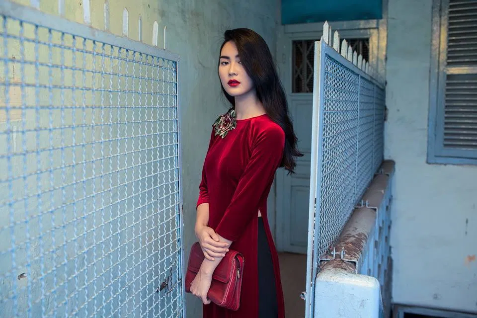 Chất liệu nhung phù hợp với tiết trời se lạnh của Hà Nội