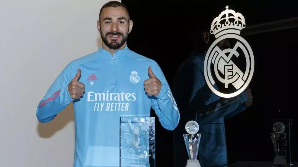 Benzema được bầu chọn là cầu thủ hay nhất La Liga mùa giải 2019-2020 (Ảnh: Internet)