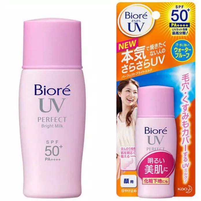 Kem chống nắng kiềm dầu của Nhật Bioré UV Perfect Milk SPF50+ PA+++ (Ảnh: Internet)
