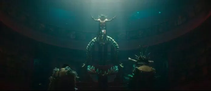Namor xuất hiện như một vị thần ở vương quốc dưới đại dương Talokan (Ảnh: Internet)