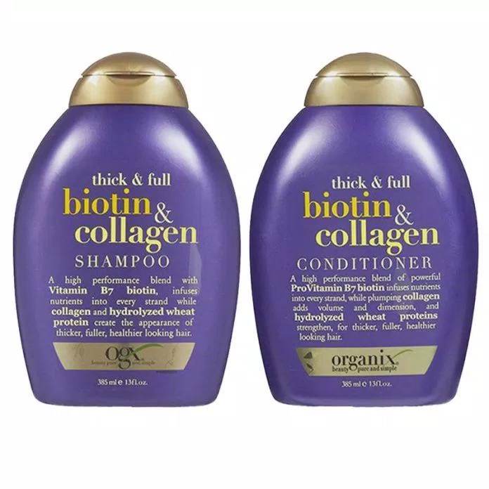 Bộ dầu gội Biotin Collagen Thick & Full OGX(Nguồn: Internet)