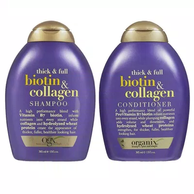 Bộ dầu gội Biotin Collagen Thick & Full OGX(Nguồn: Internet)