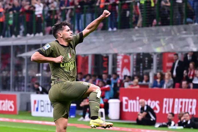 Brahim Diaz lập cú đúp giúp AC Milan hạ gục Monza với tỉ số 4-1 (Ảnh: Internet)