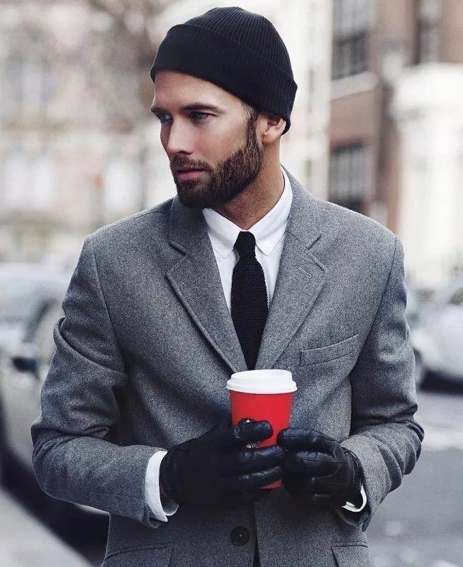 Phong cách quý ông lịch lãm cùng beanie (ảnh: Internet)
