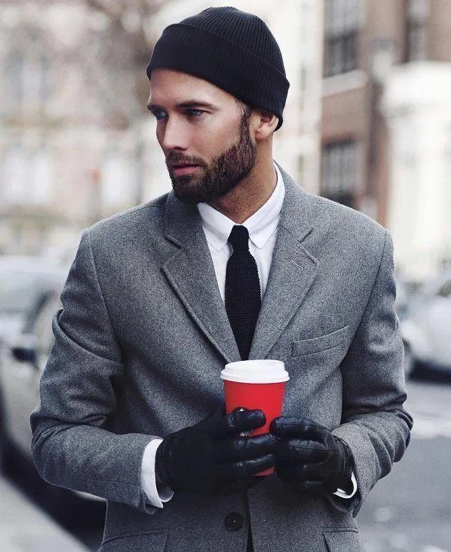 Phong cách quý ông lịch lãm cùng beanie (ảnh: Internet)