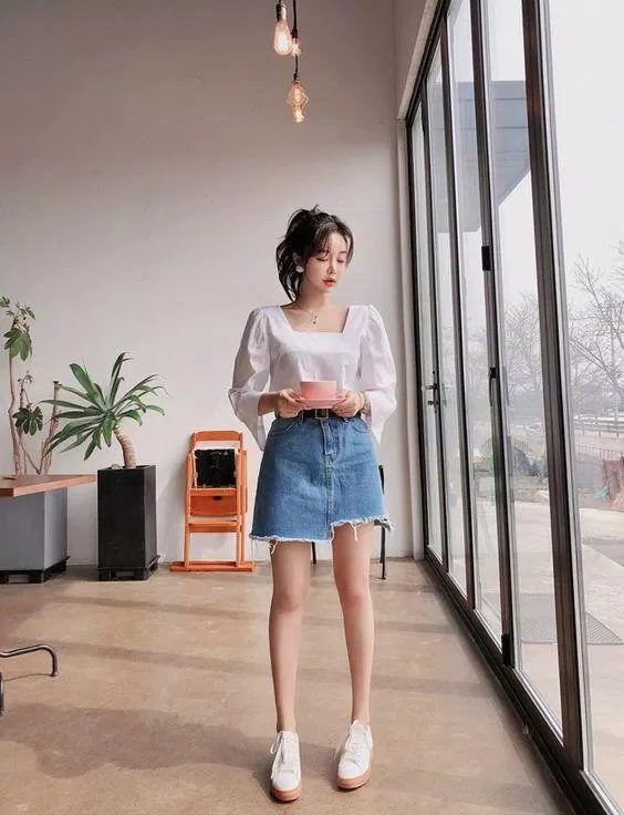Chân váy jeans (Nguồn: Interntet)