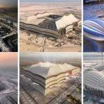 Thiết kế của sân vận động Al Bayt được lấy cảm hứng từ những chiếc lều của dân du mục Qatar (Ảnh: Internet)
