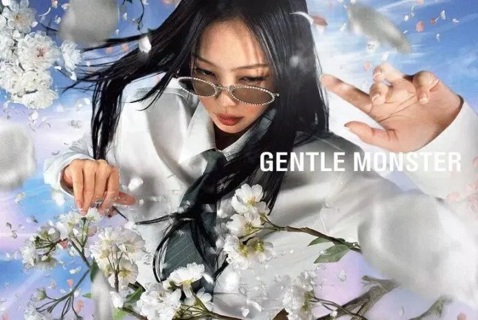 Hình quảng cáo của Jennie cho thương hiệu kính mắt Gentle Monster (Ảnh: Internet)