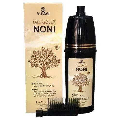 Dầu gội đen tóc Noni Pasiori của Visiami