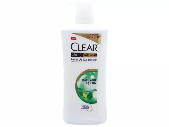 Dầu gội sạch gàu Clear mát lạnh bạc hà ( Ngu