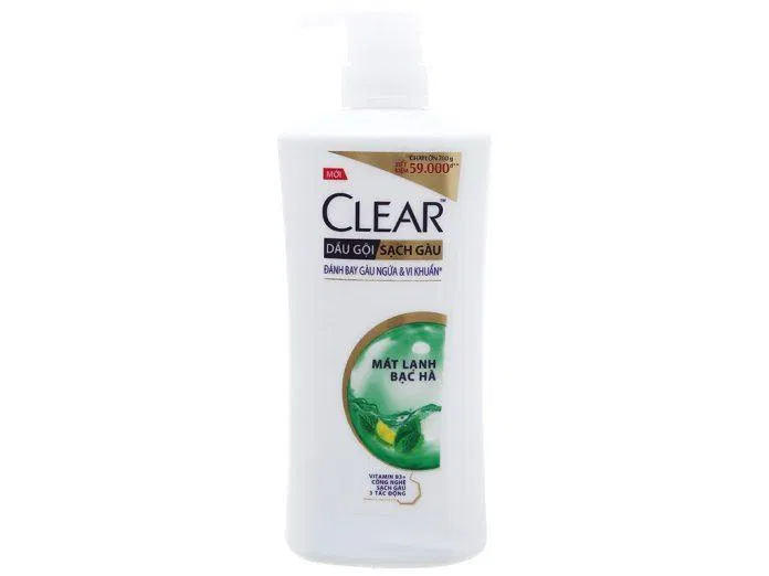 Dầu gội sạch gàu Clear mát lạnh bạc hà ( Ngu