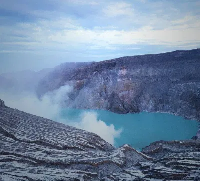 núi lửa ở Kawah Ijen