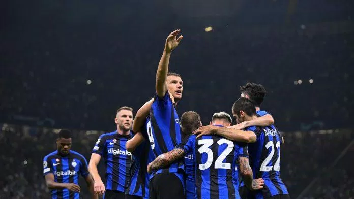 Edin Dzeko tỏa sáng giúp Inter Milan vào vòng 1/16 Champions League (Ảnh: Internet)