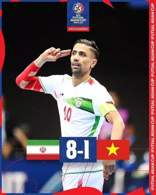Tuyển Futsal Việt Nam rời giải đấu sau khi để đối thủ ghi 8 bàn vào lưới Hồ Văn Ý (Ảnh: Internet) Tuyển Futsal Việt Nam rời giải đấu sau khi để đối thủ ghi 8 bàn vào lưới Hồ Văn Ý (Ảnh: Internet)