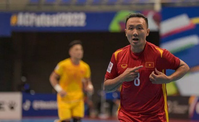 Tinh thần thi đấu vì màu cơ sắc áo của Minh Trí và các đồng đội tai giải AFC Futsal Asian Cup 2022 (Ảnh: Internet)