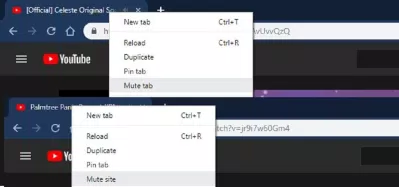 Tắt âm thanh của riêng tab thay vì toàn bộ trang web (Ảnh: Internet) Tắt âm thanh của riêng tab thay vì toàn bộ trang web (Ảnh: Internet)