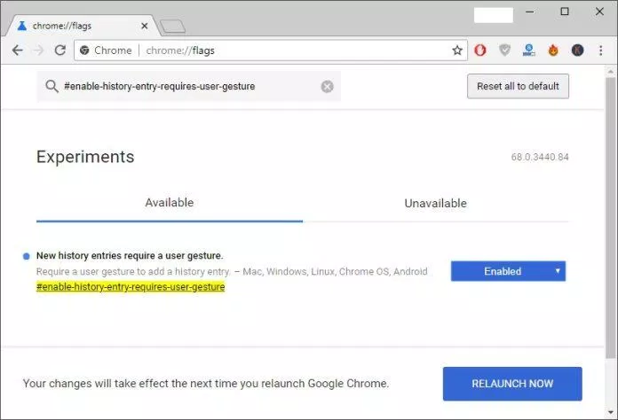 Muốn thêm mục mới vào lịch sử của Chrome phải có tương tác của người dùng (Ảnh: Internet)