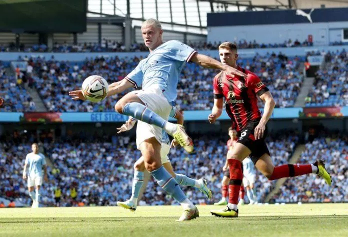 Với bàn thắng vào lưới của Bournemouth, Haaland đã có 15 bàn thắng sau 11 trận đấu tại Premeire League mùa này và đang dẫn đầu danh sách vua phá lưới (Ảnh: Internet) Với bàn thắng vào lưới của Bournemouth, Haaland đã có 15 bàn thắng sau 11 trận đấu tại Premeire League mùa này và đang dẫn đầu danh sách vua phá lưới (Ảnh: Internet)