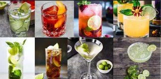 7 loại đồ uống có cồn phổ biến (Ảnh: Internet)