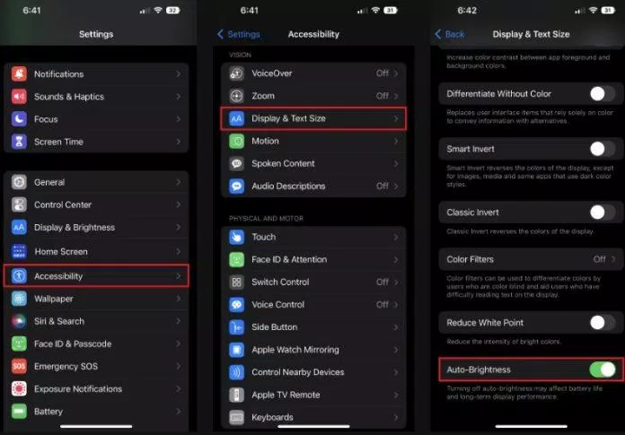 Tắt tính năng độ sáng tự động của iPhone 14 Pro (Ảnh: Internet) Tắt tính năng độ sáng tự động của iPhone 14 Pro (Ảnh: Internet)