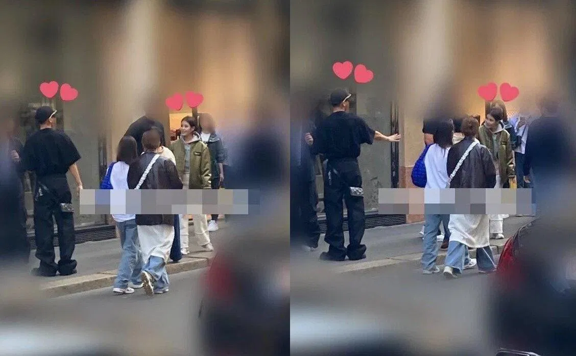 Yoo Ah In và IU gặp nhau tại Paris vào tháng 9 năm nay. (Ảnh: Internet)