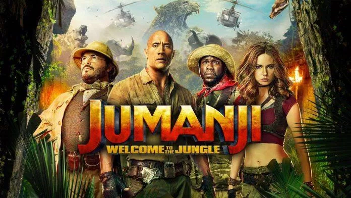 The Rock từng rất thành công trong các sản phẩm hài hước như Jumanji (Ảnh: Internet)