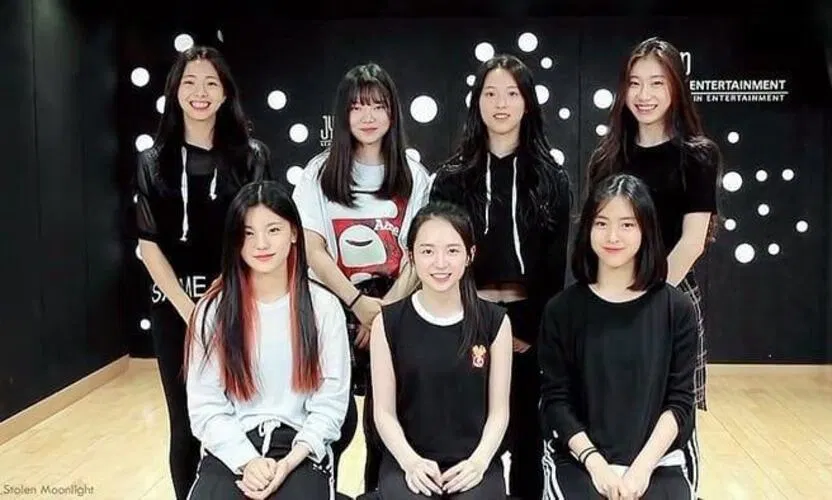 Các thành viên ITZY, Kep1er khi còn là thực tập sinh JYP (Ảnh: Internet)