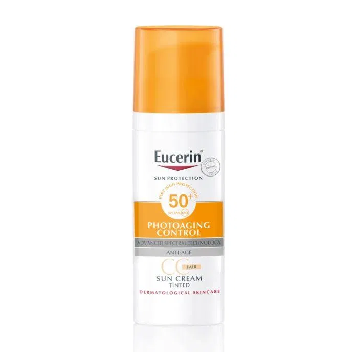 Kem chống nắng dành cho da khô Eucerin Photoaging Control Anti Age Sun Fluid (Ảnh: Internet)