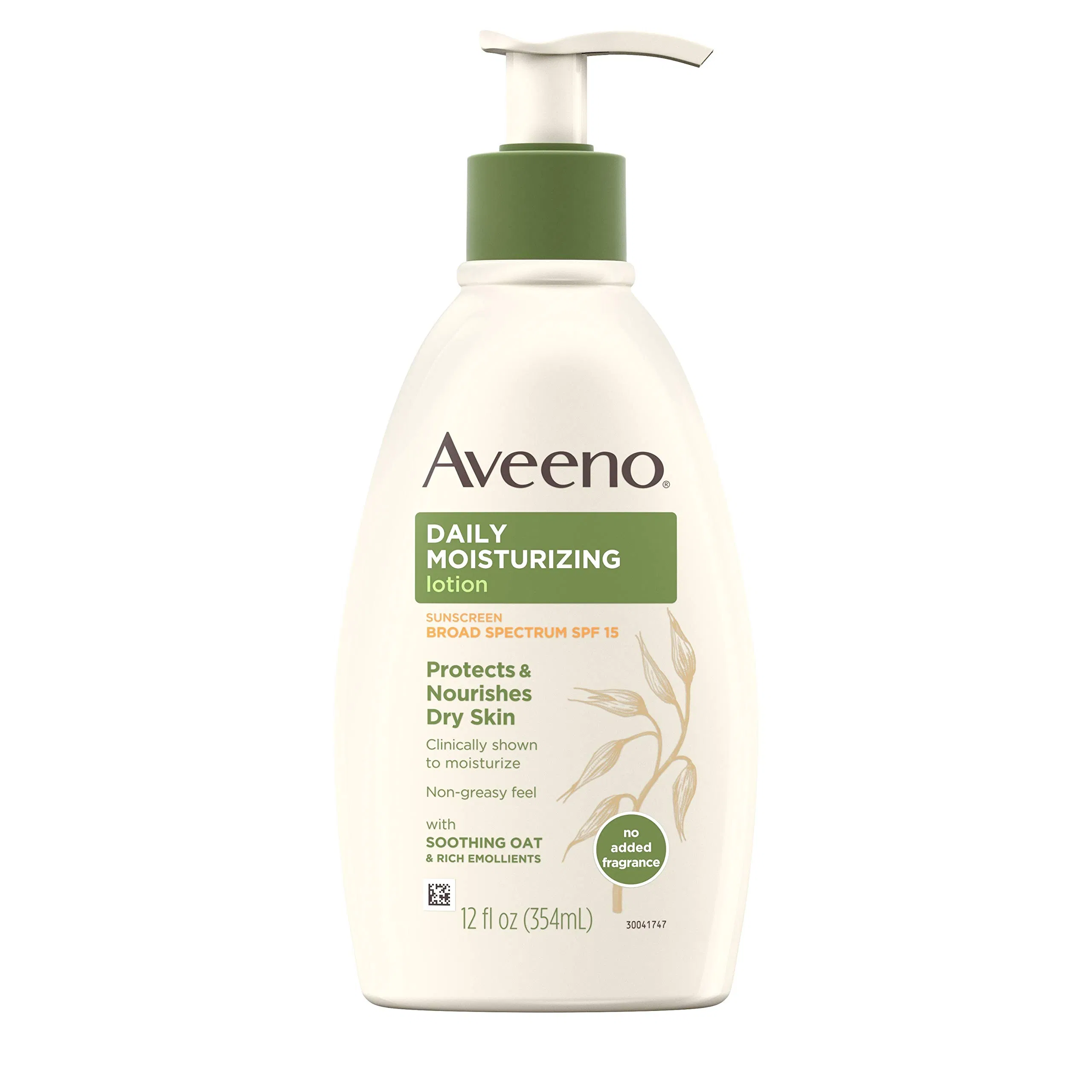 Aveeno Daily Moisturizing Body Lotion With Broad Spectrum SPF 15 (Ảnh: Internet)