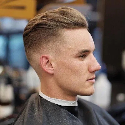 Kiểu tóc nam mặt dài Slicked Back (nguồn: internet)